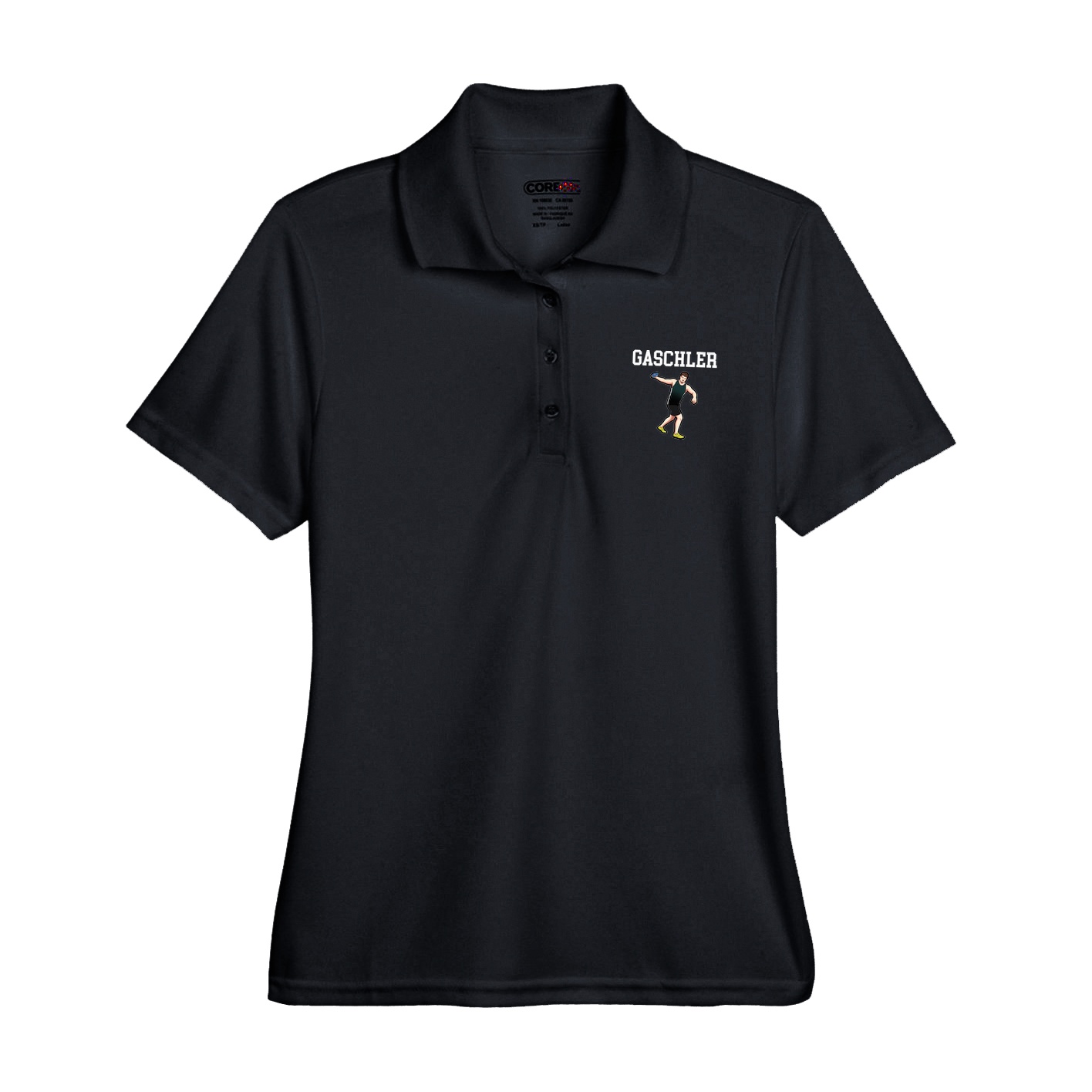 Womens Performance Polo — Shirsey in Black
