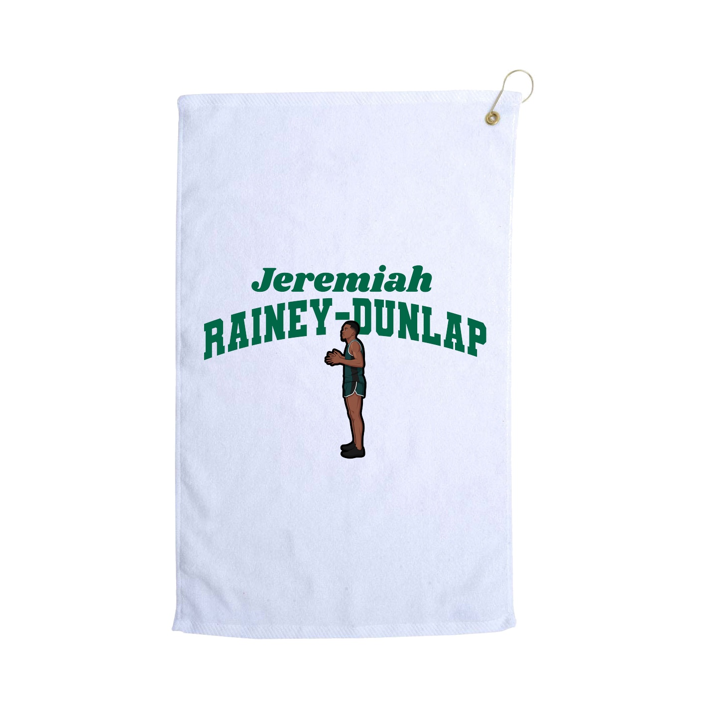 Golf Towel — Signature Arch in White