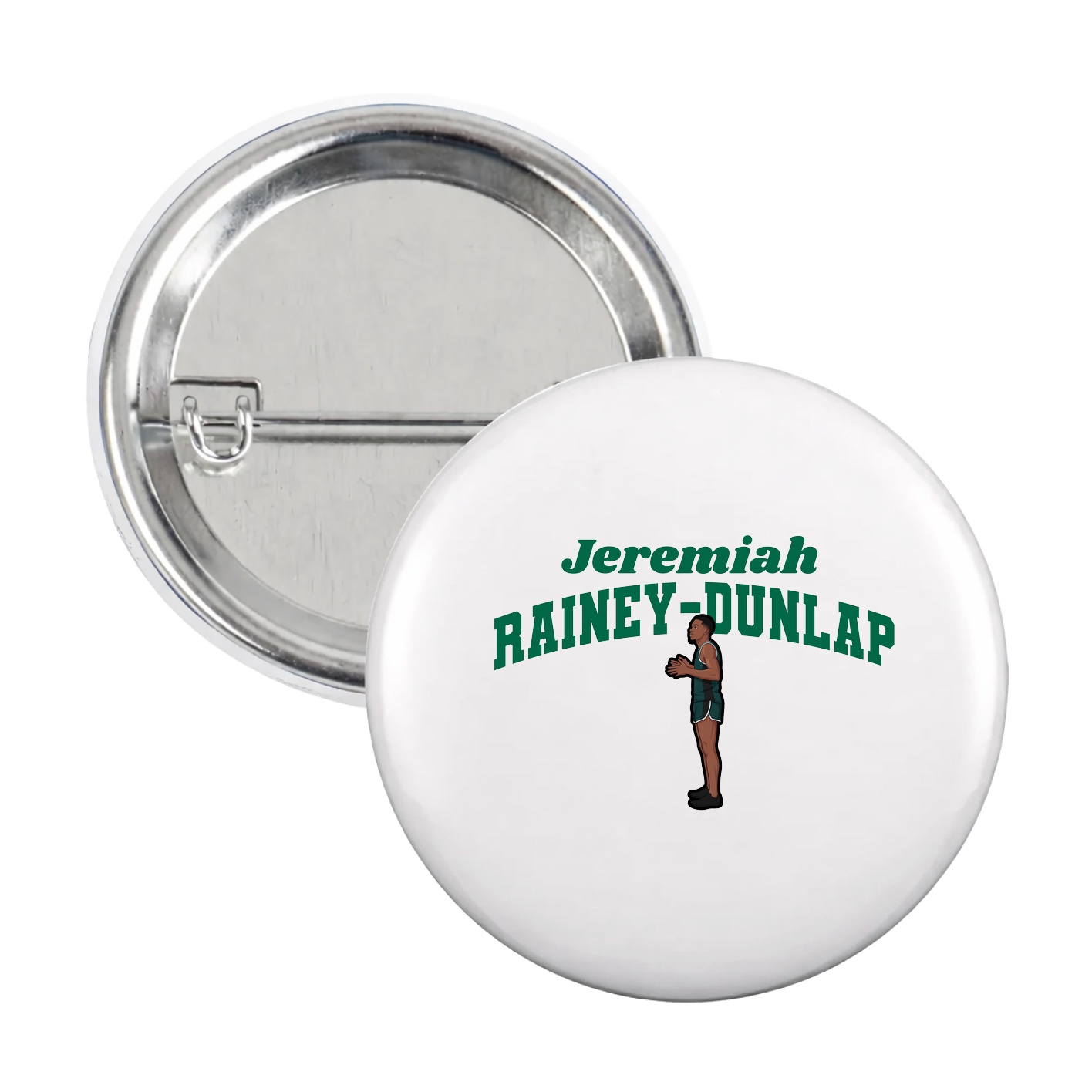 Game Day Button — Signature Arch in White
