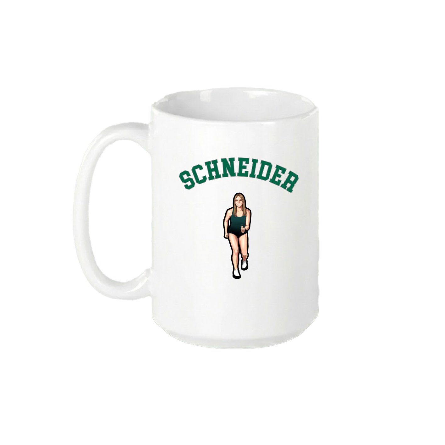 15oz Coffee Mug — Shirsey Arch in White