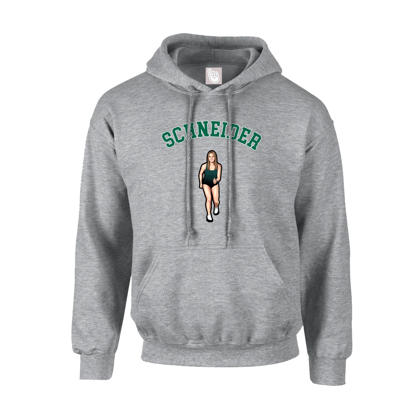 Youth Hoodie — Shirsey Arch in Grey