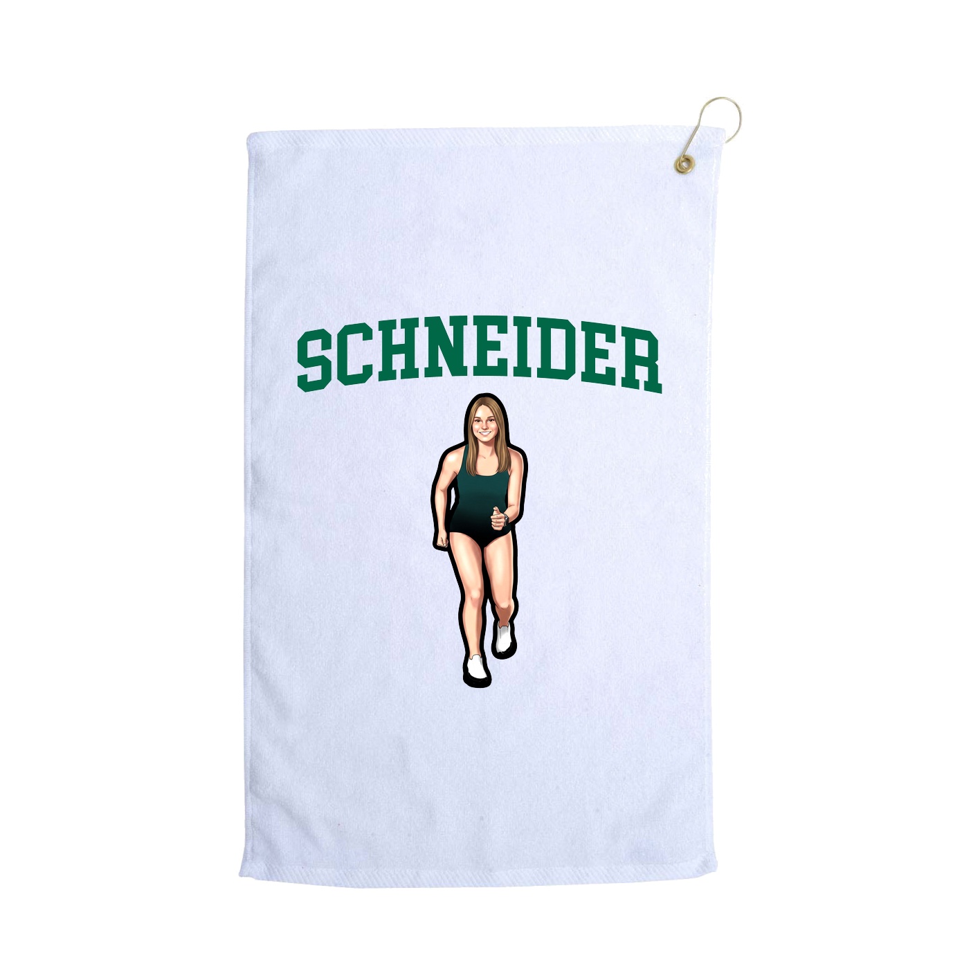 Golf Towel — Shirsey in White