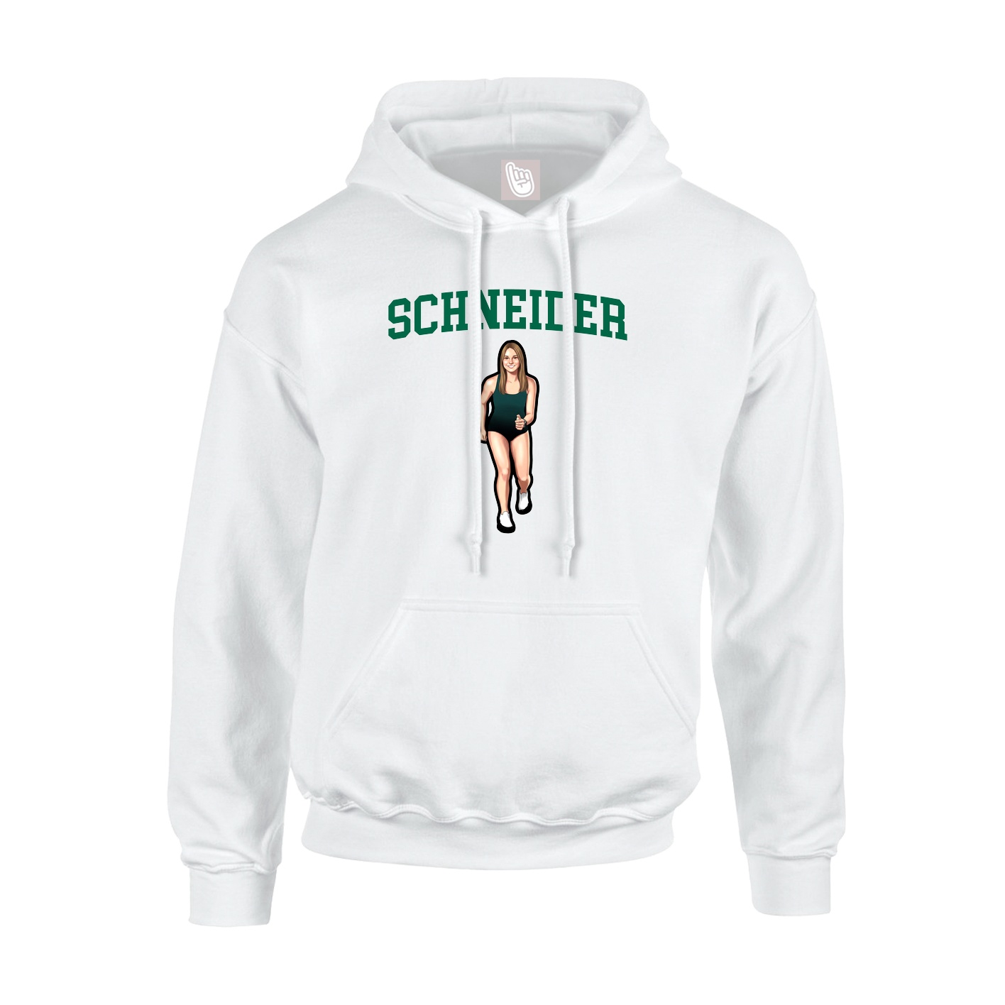 Hoodie — Shirsey in White