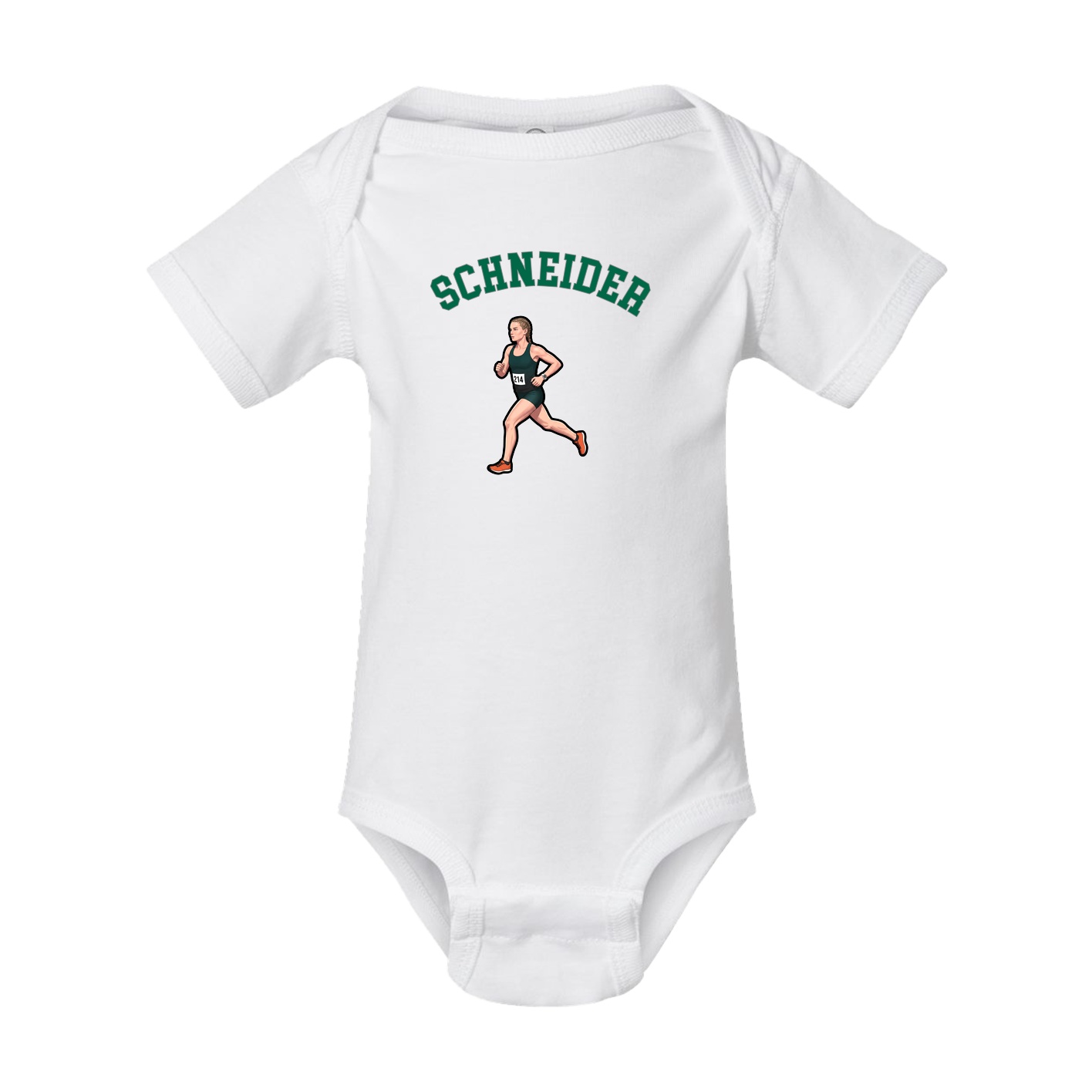 Baby Onesie — Shirsey Arch in White