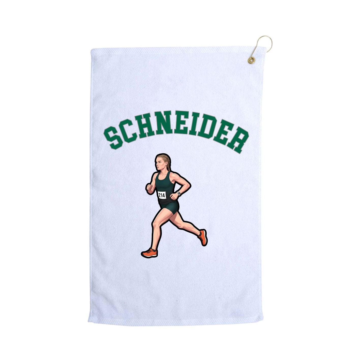 Golf Towel — Shirsey Arch in White