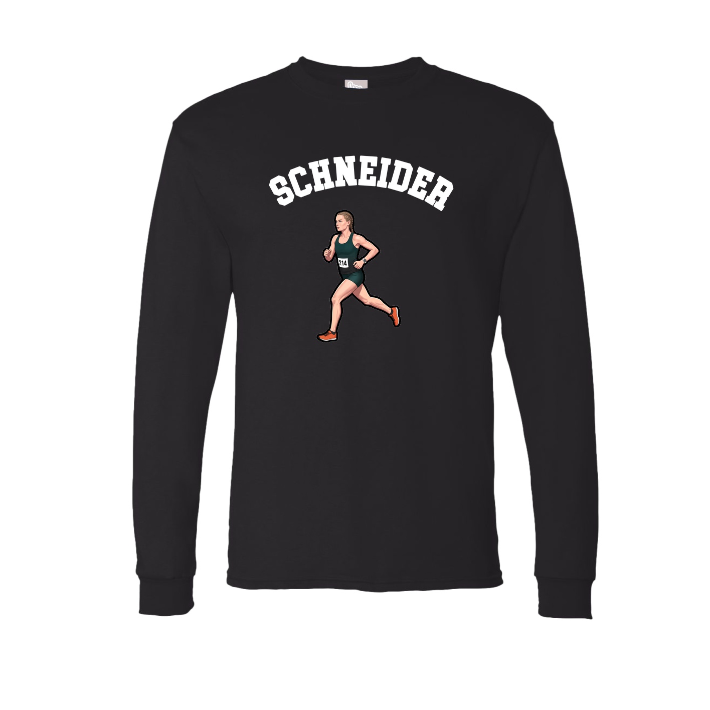 Long Sleeve Tee — Shirsey Arch in Black