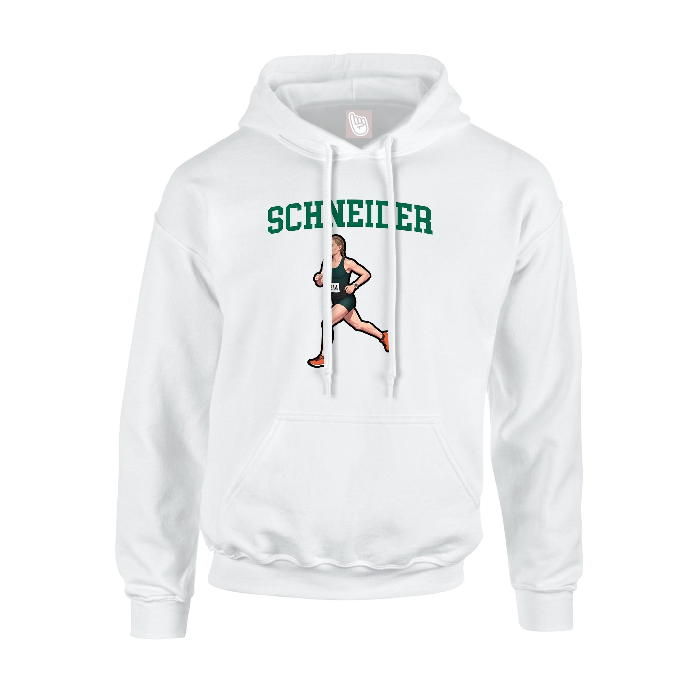 Hoodie — Shirsey in White