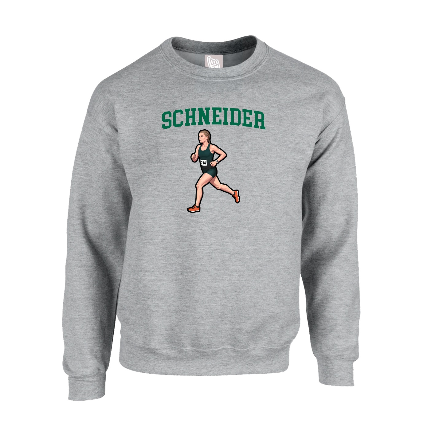 Fleece Crew — Shirsey in Grey