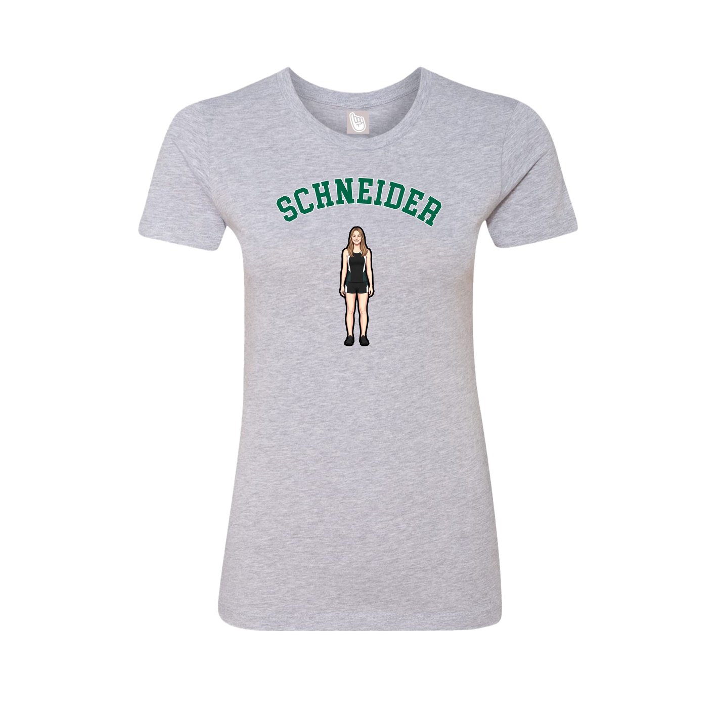 Womens Tee — Shirsey Arch in Grey