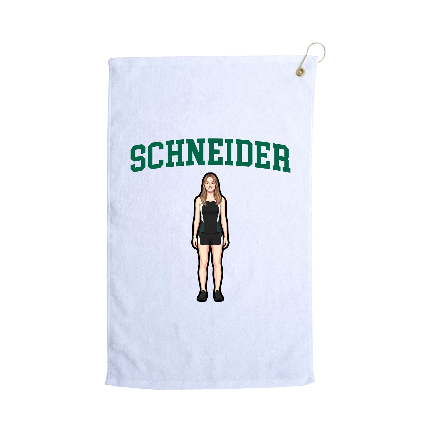 Golf Towel — Shirsey in White