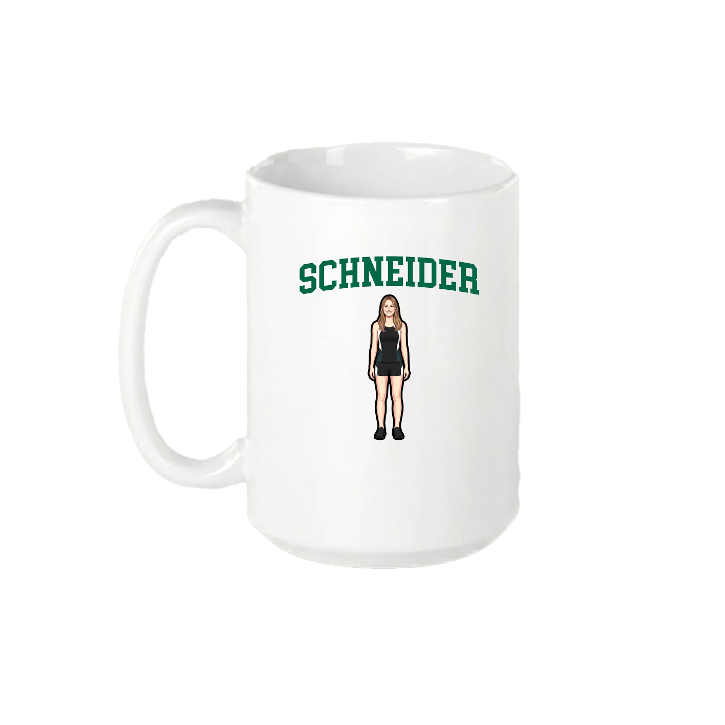 15oz Coffee Mug — Shirsey in White
