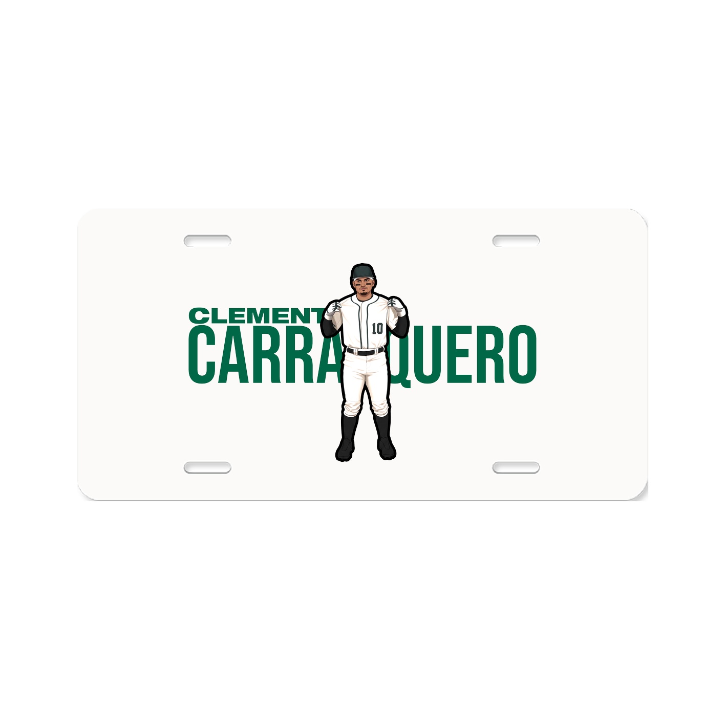 License Plate — Player Name in Classic