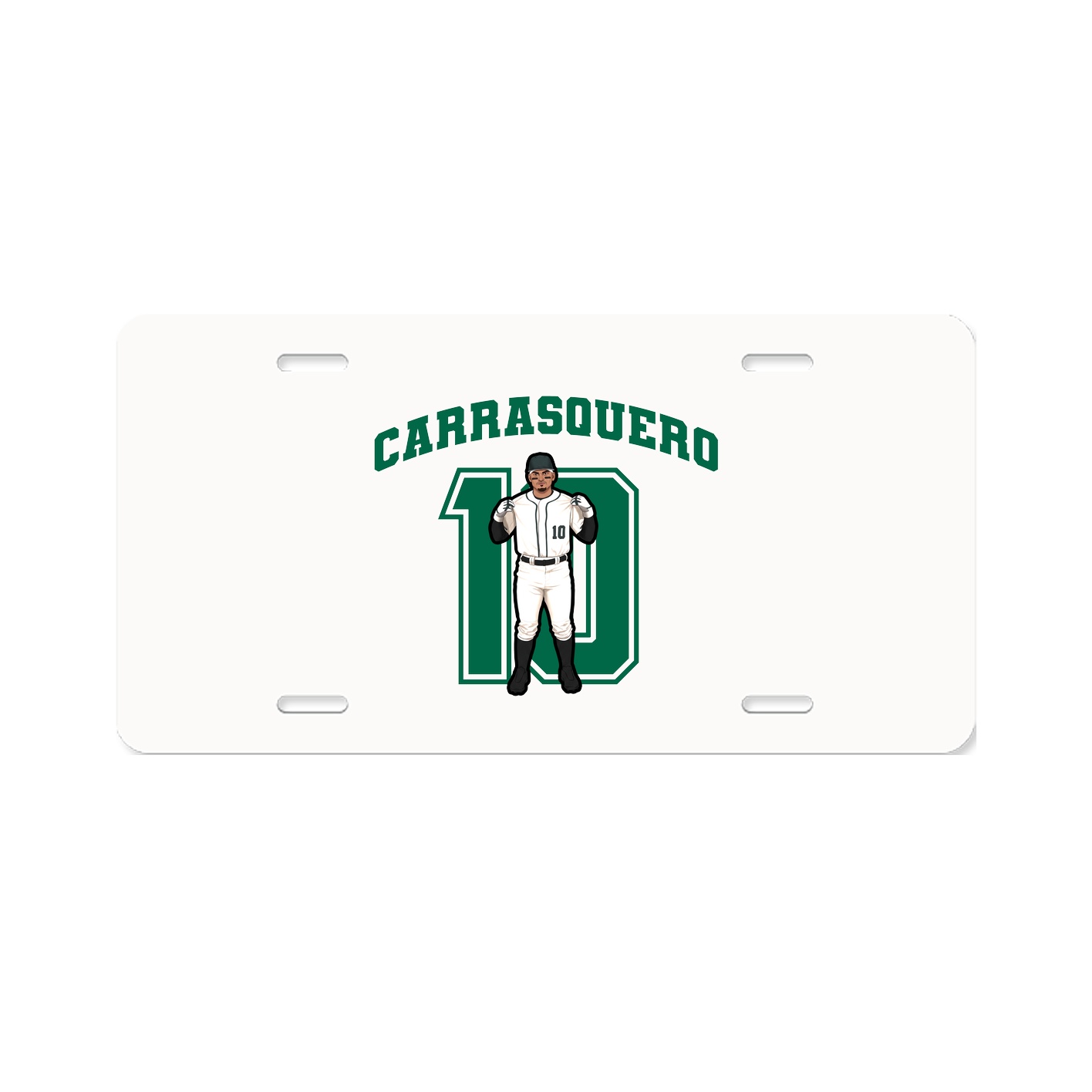License Plate — Number in Classic