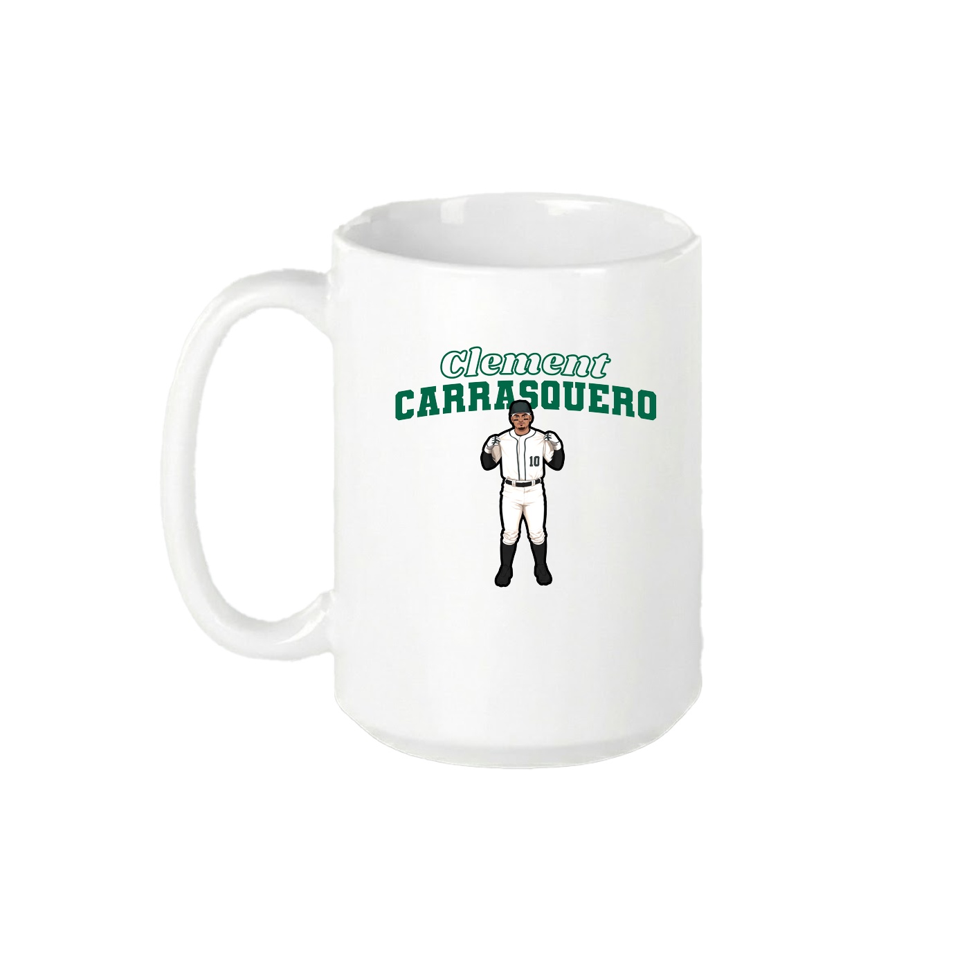 15oz Coffee Mug — Name Arch in White