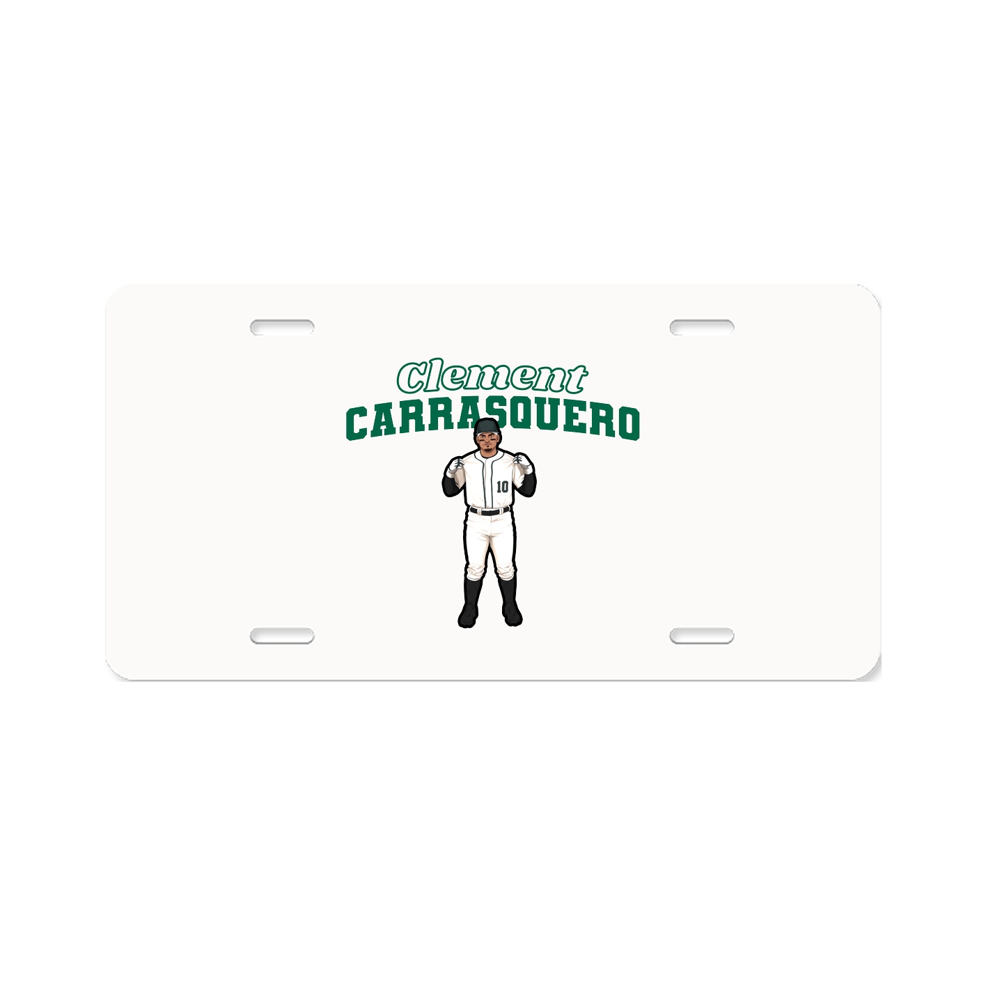 License Plate — Name Arch in Classic