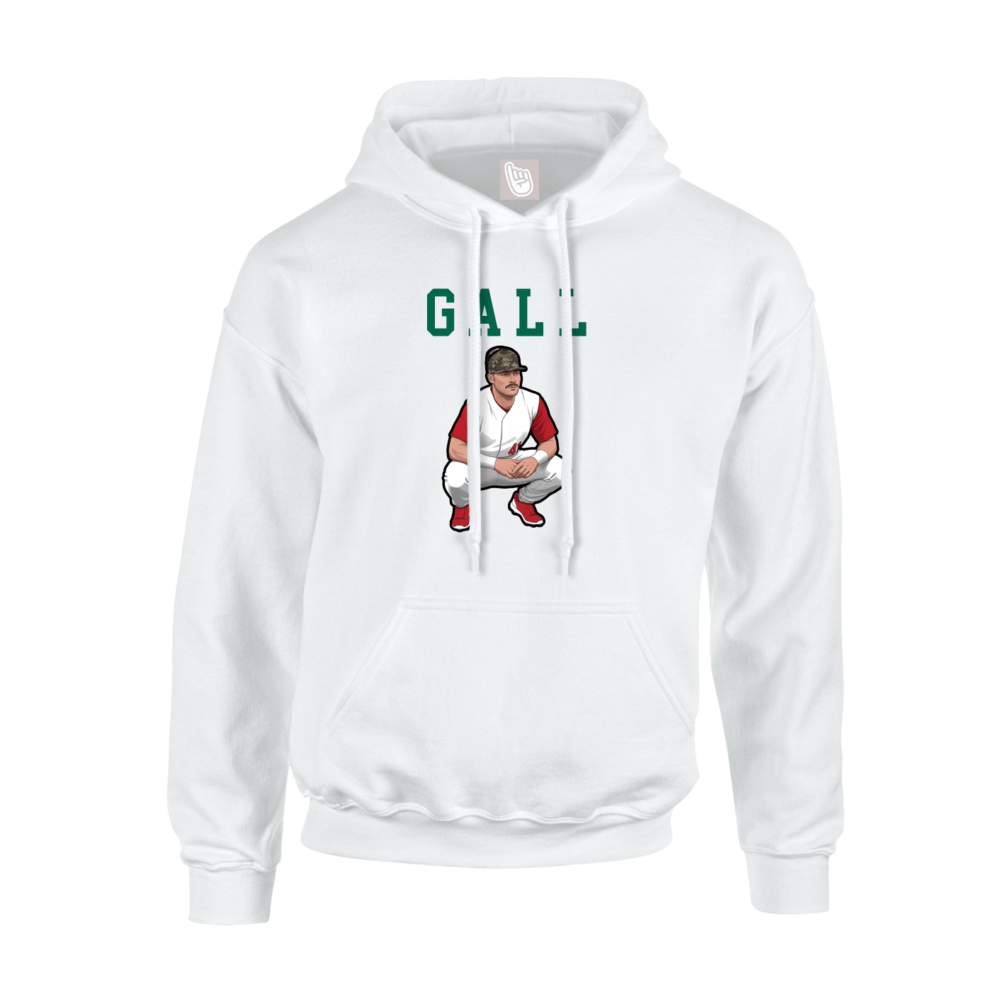 Hoodie — Shirsey in White