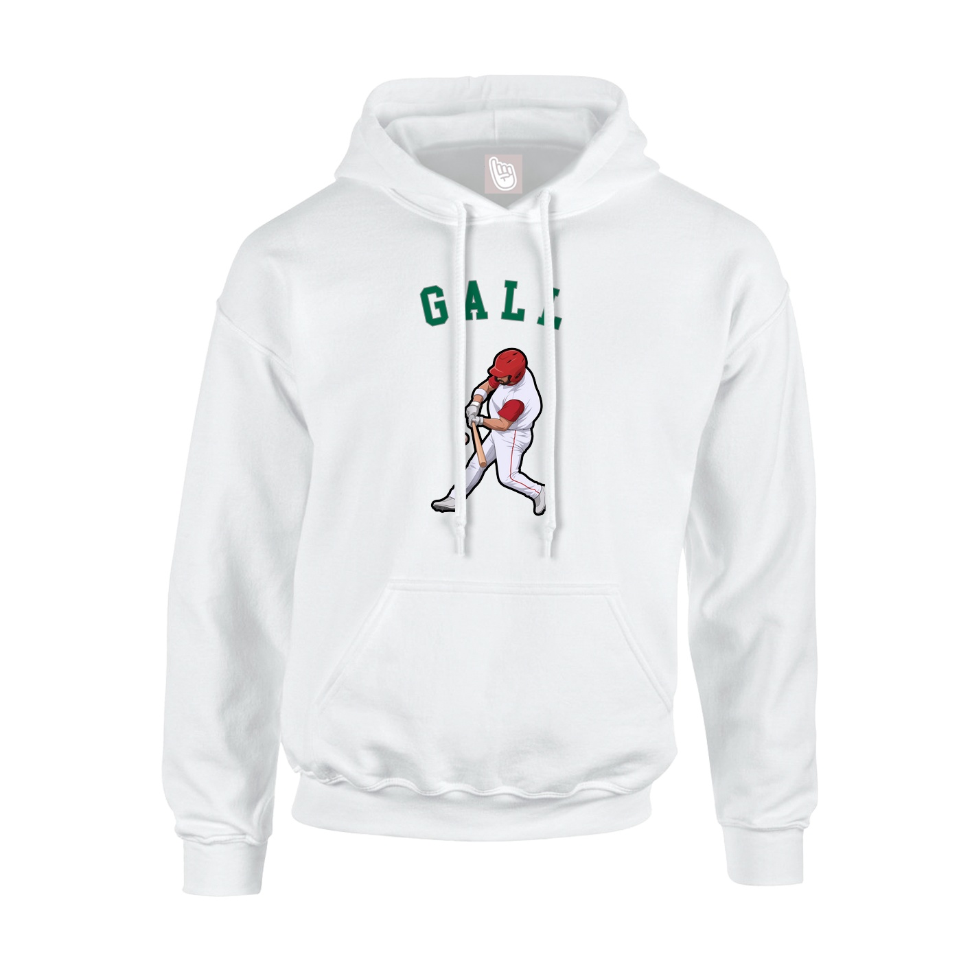 Youth Hoodie — Shirsey Arch in White