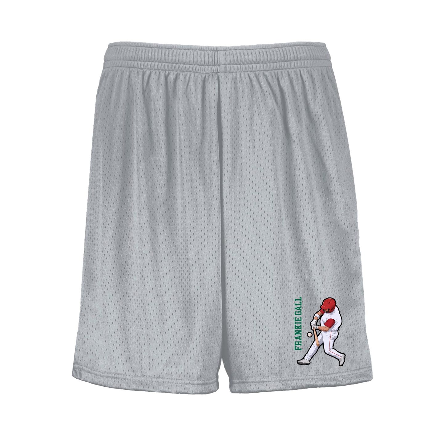 Shorts — Name Vertical in Silver