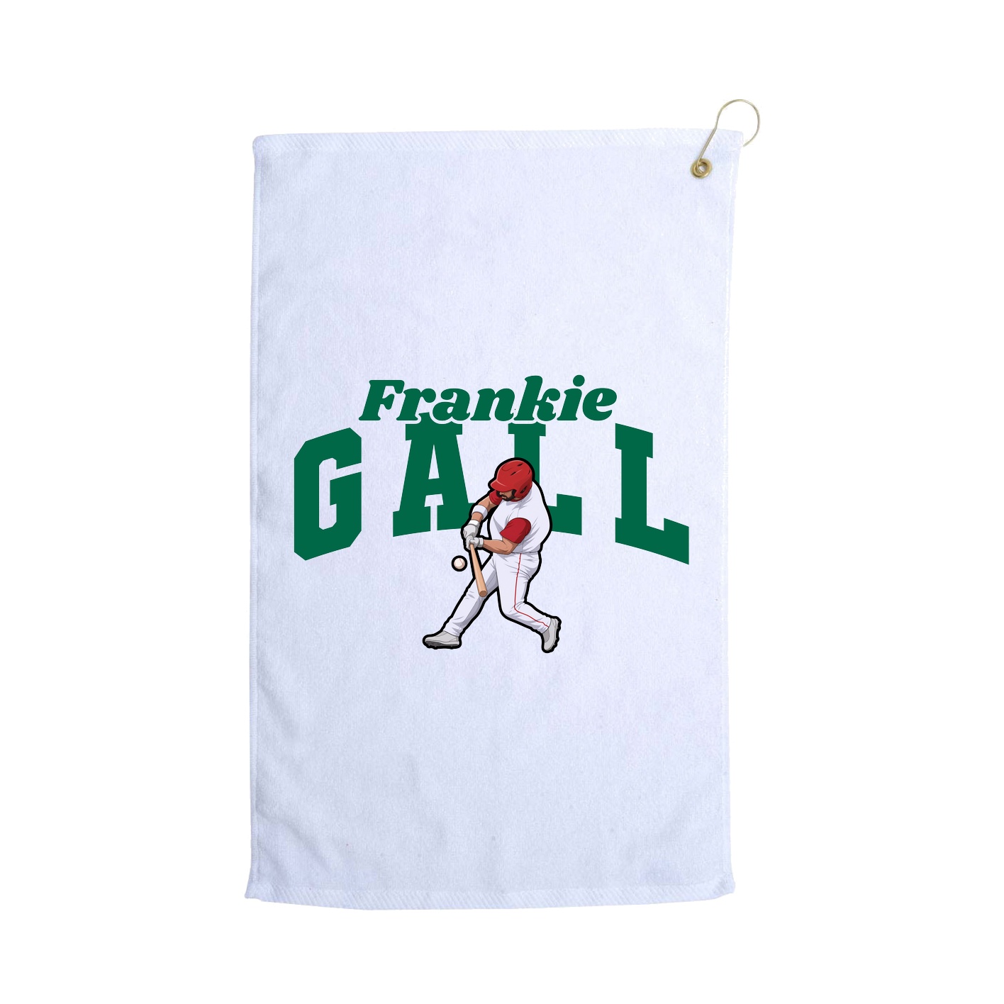 Golf Towel — Signature Arch in White