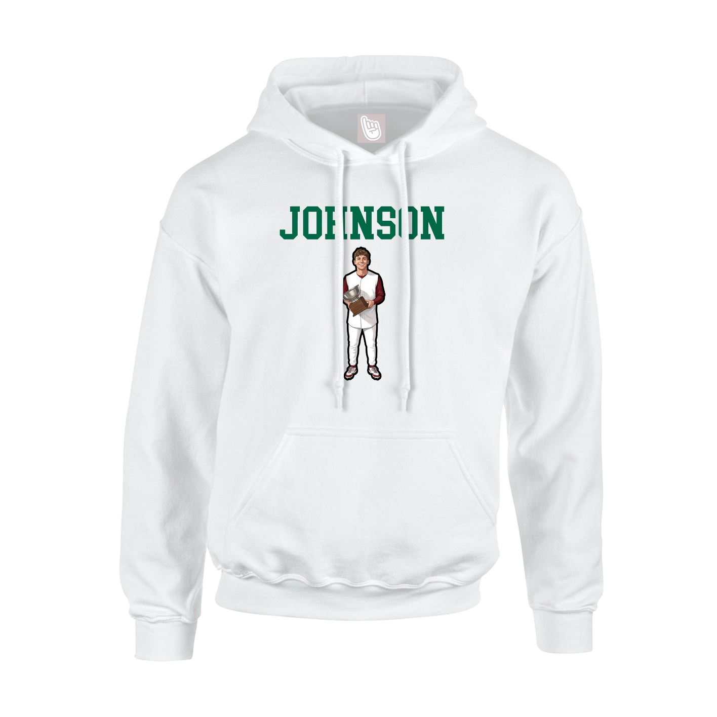 Hoodie — Shirsey in White