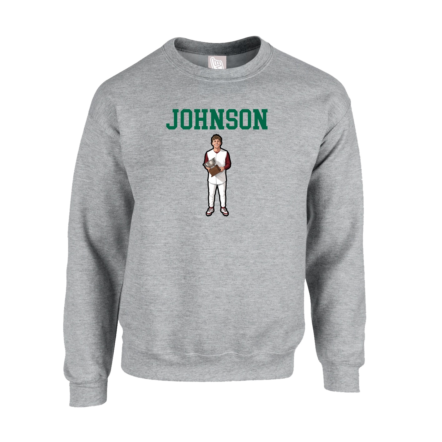 Fleece Crew — Shirsey in Grey
