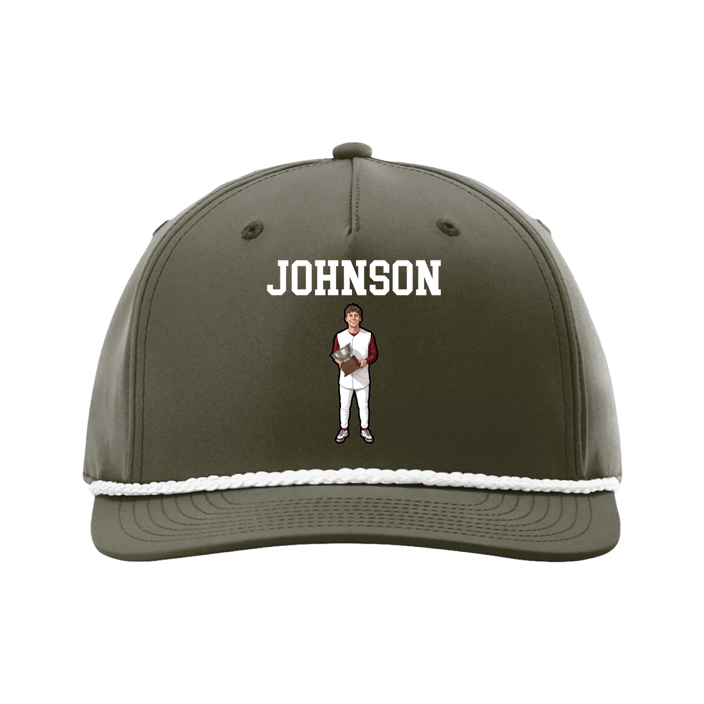 Five-Panel Classic Rope Cap — Shirsey in Green