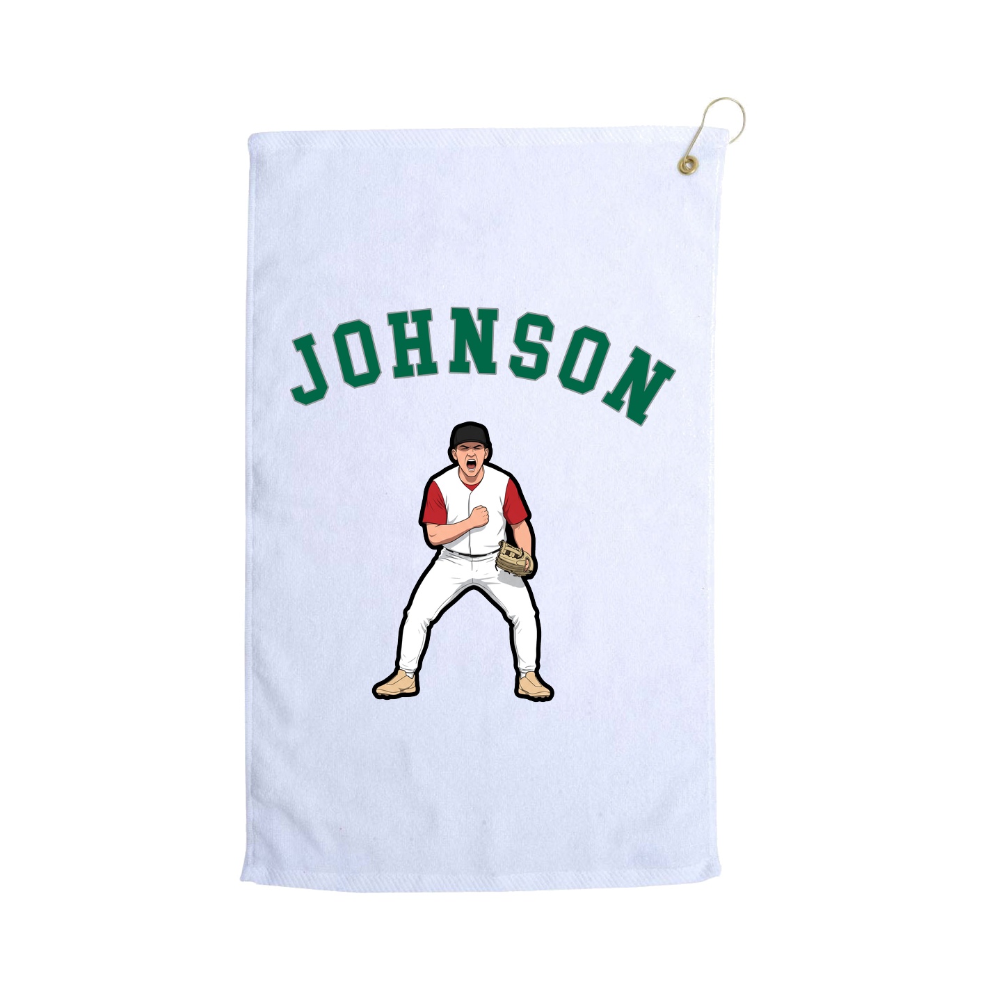 Golf Towel — Shirsey Arch in White