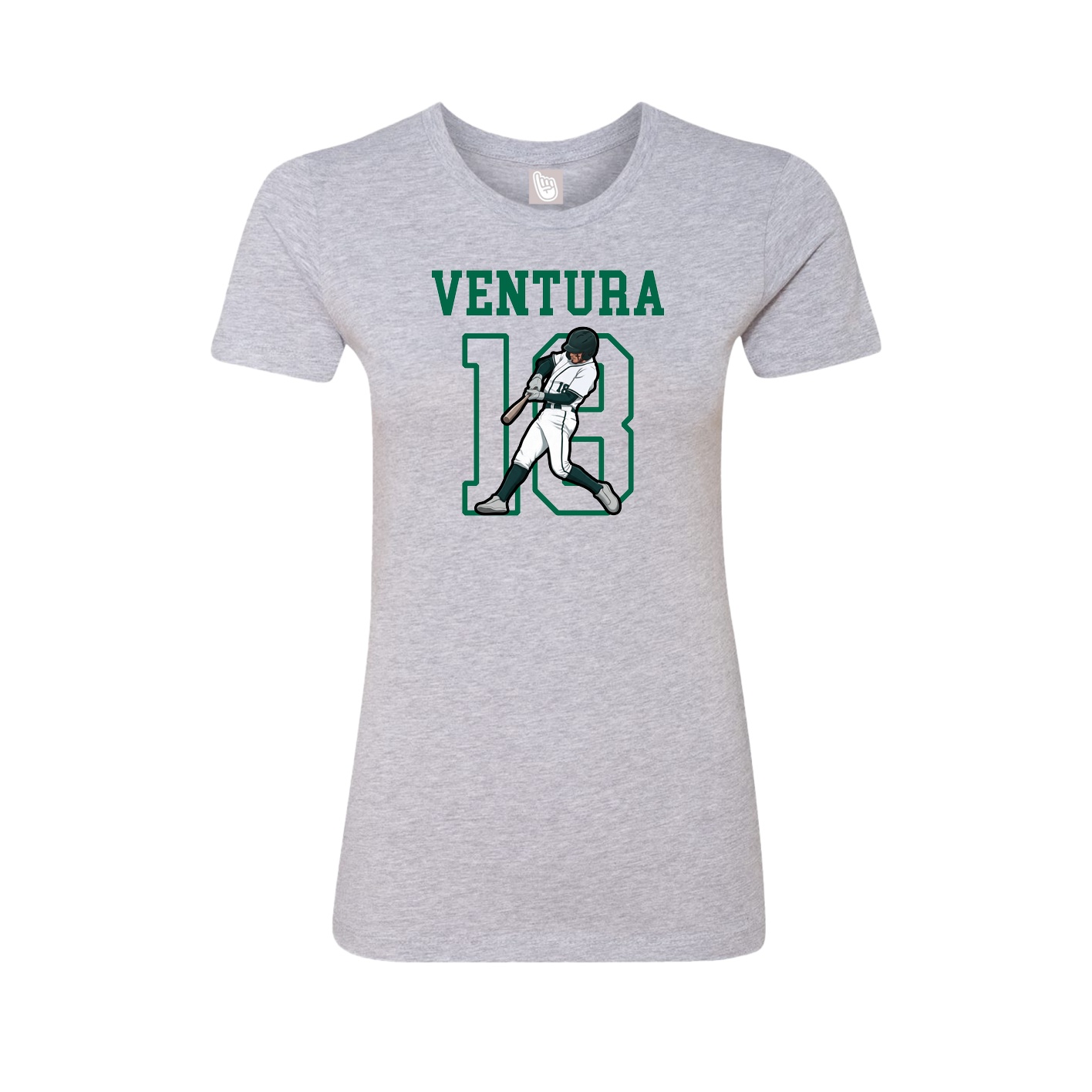 Fitted Women's Tee — Shirsey in Grey