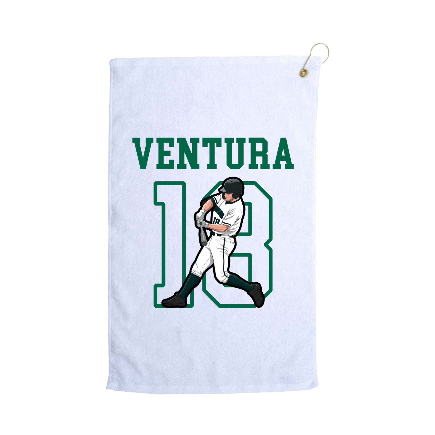 Golf Towel — Shirsey in White