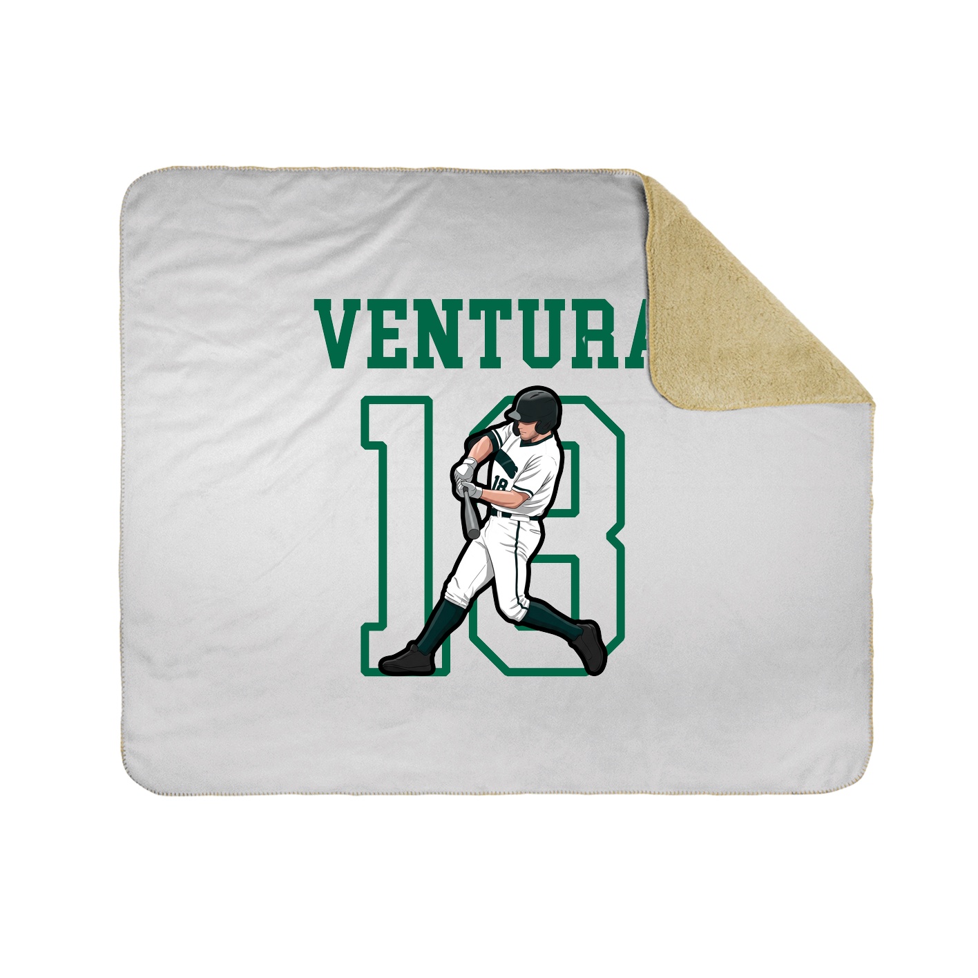 Throw Blanket — Shirsey in White