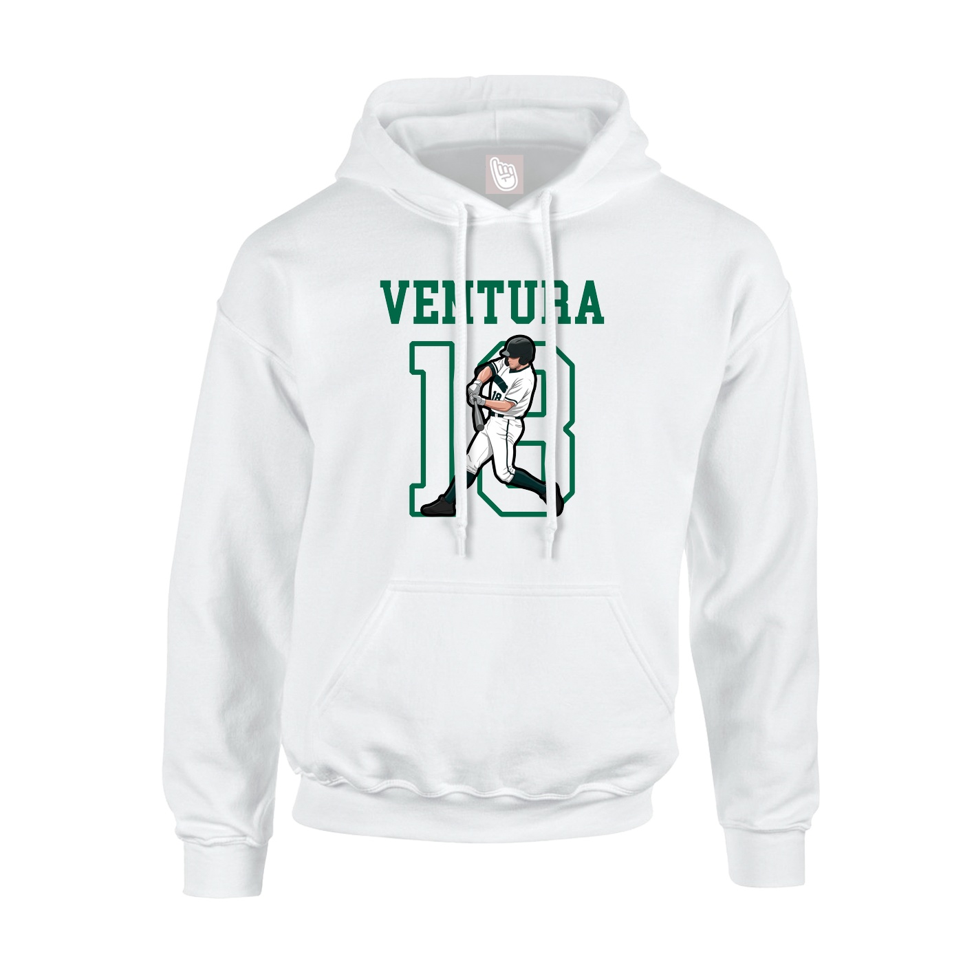 Youth Hoodie — Shirsey in White