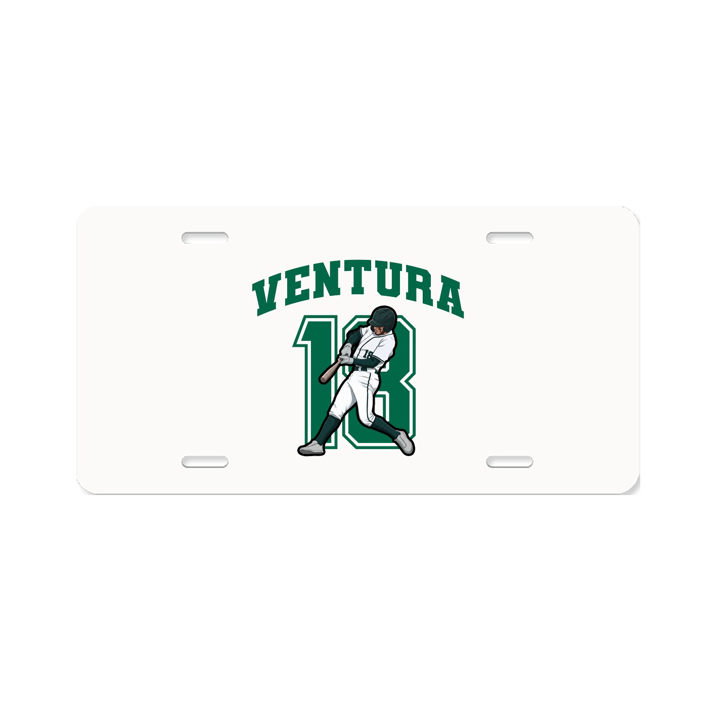 License Plate — Number in Classic