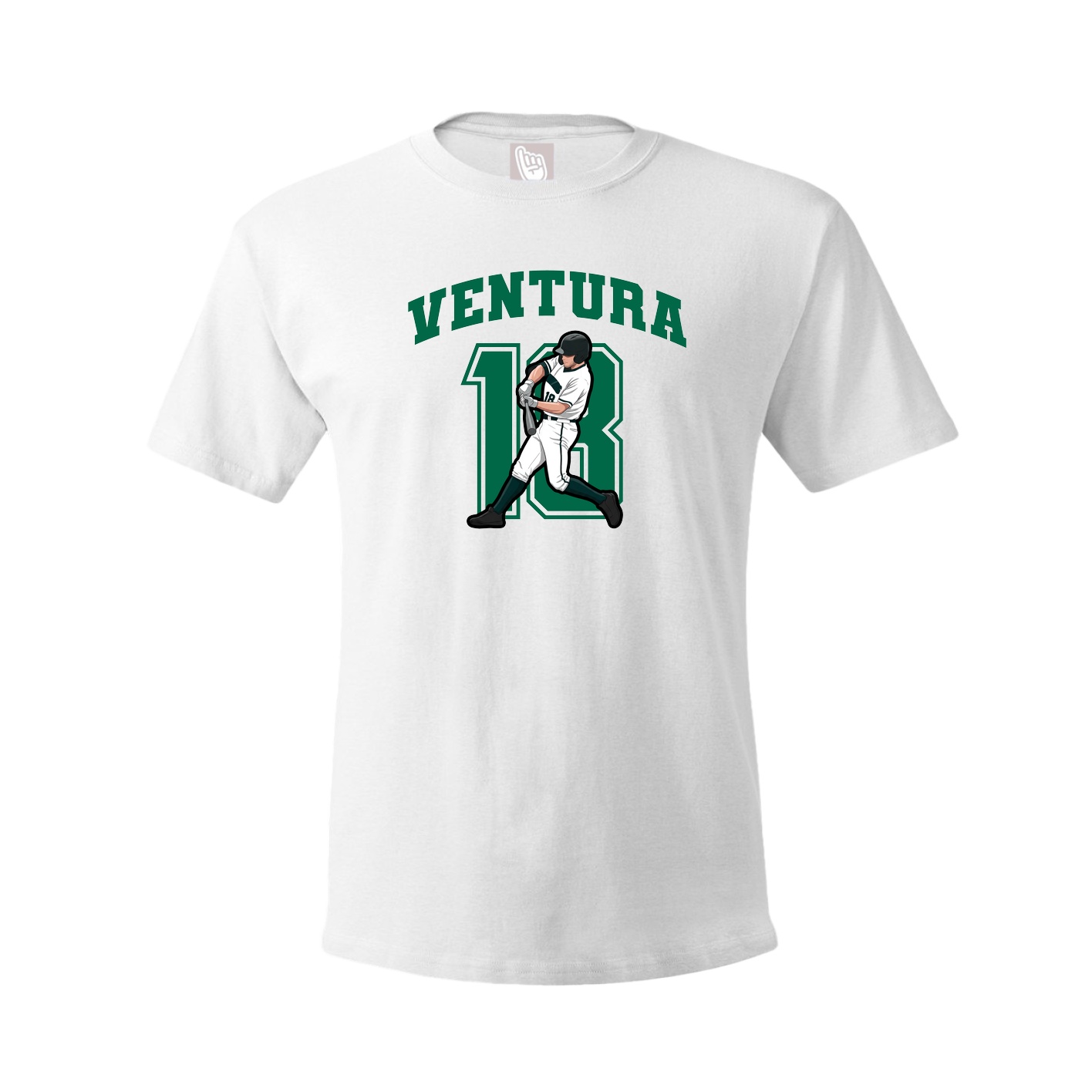 Tee — Number in White