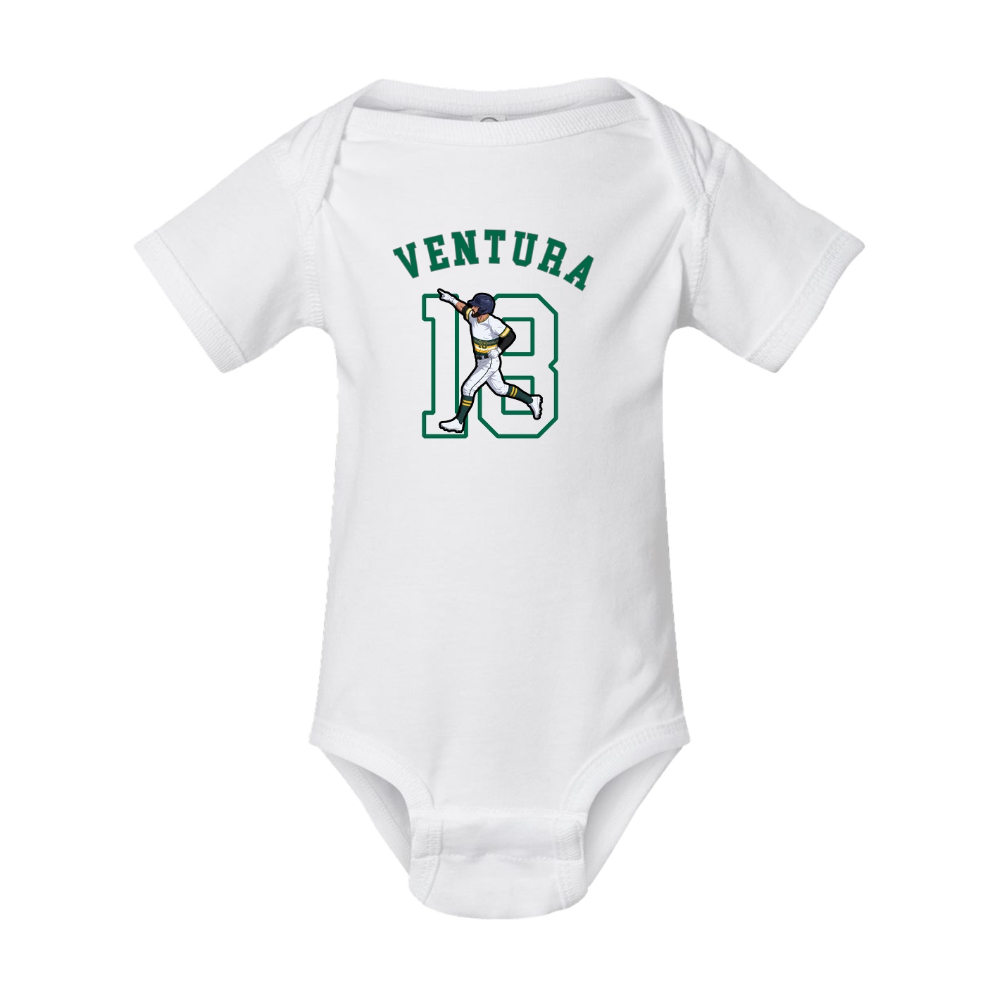 Baby Onesie — Shirsey Arch in White