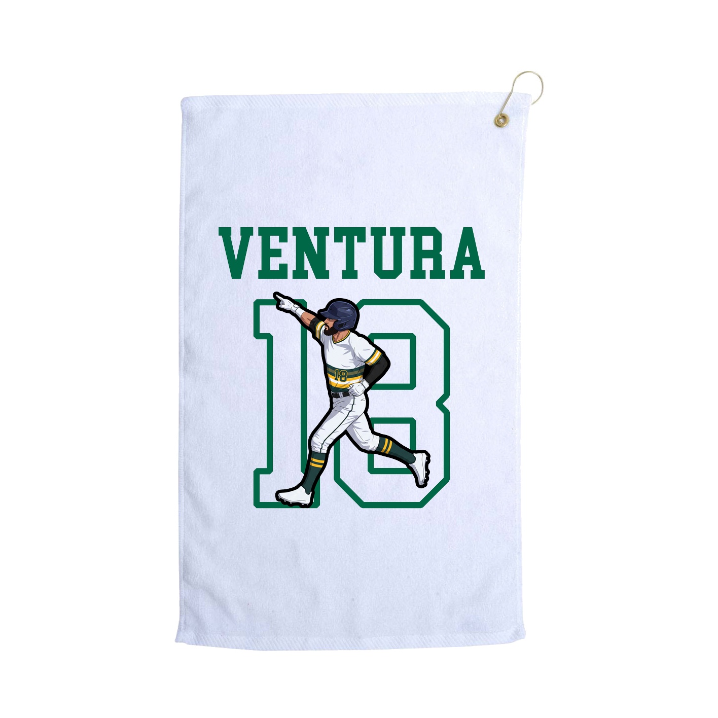 Golf Towel — Shirsey in White
