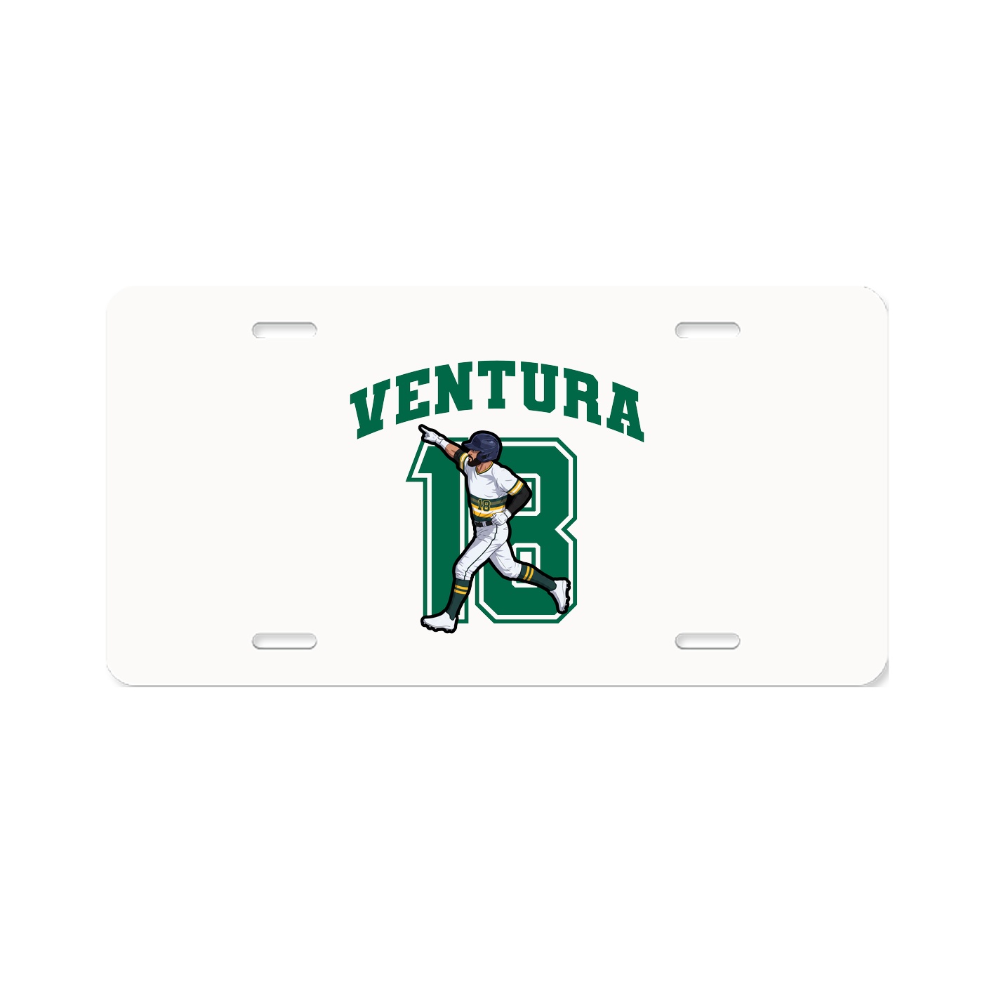 License Plate — Number in Classic