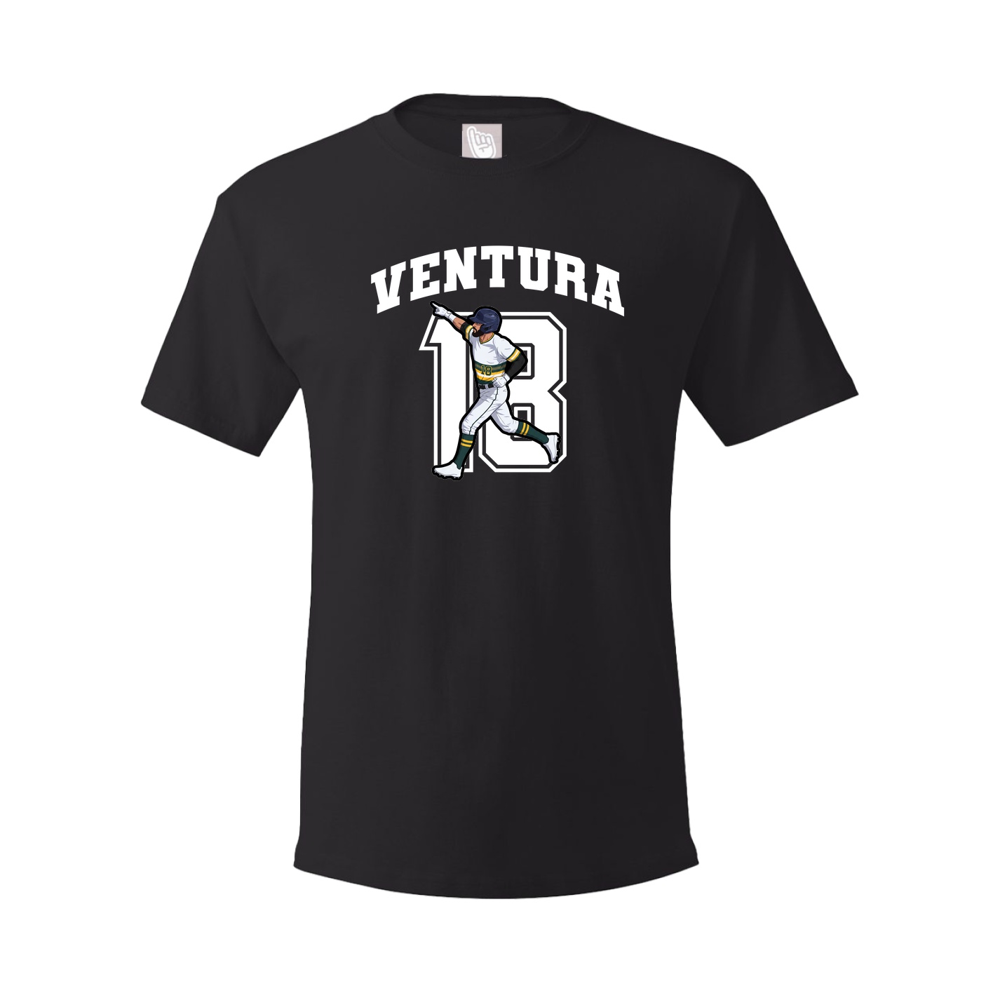 Youth Tee — Number in Black