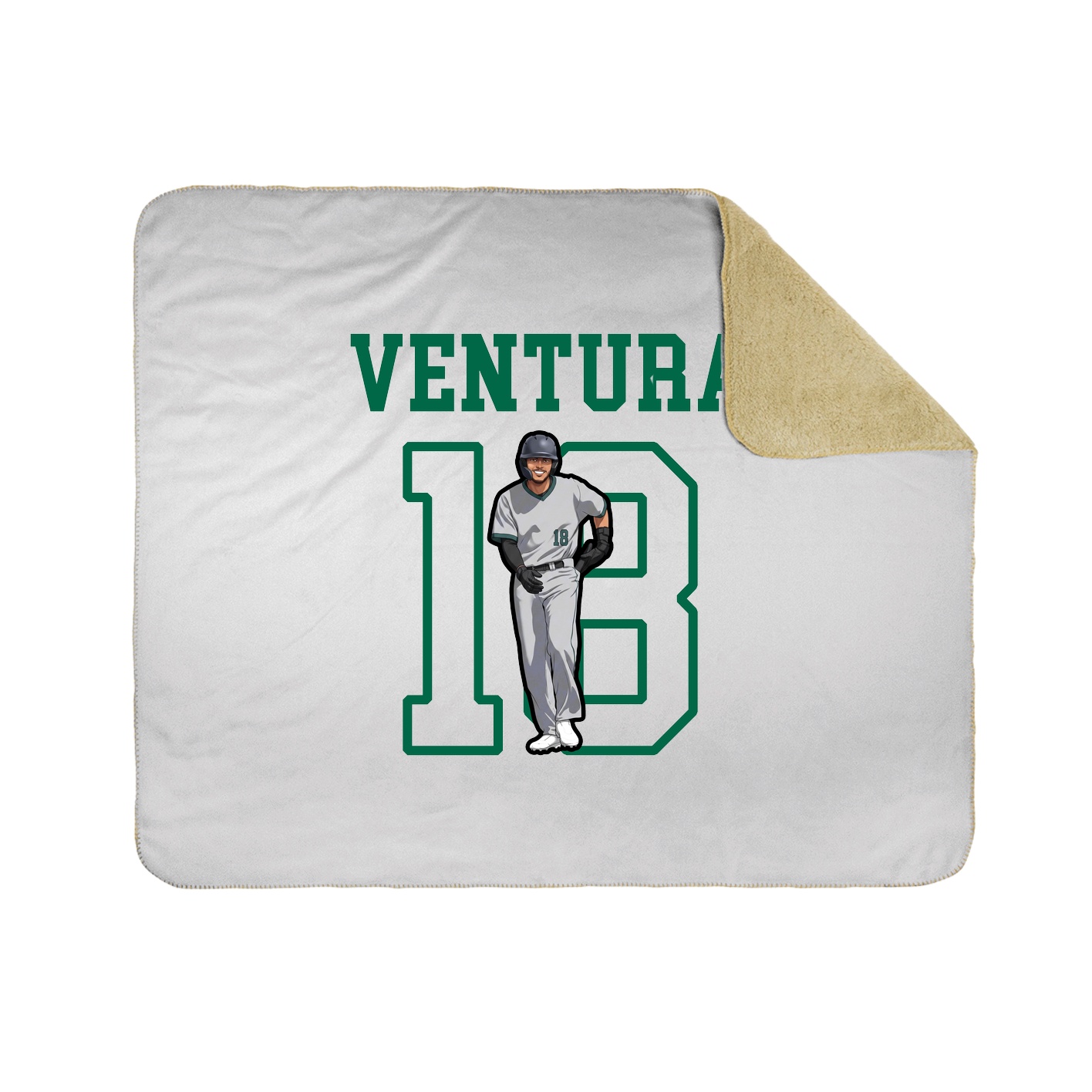 Throw Blanket — Shirsey in White