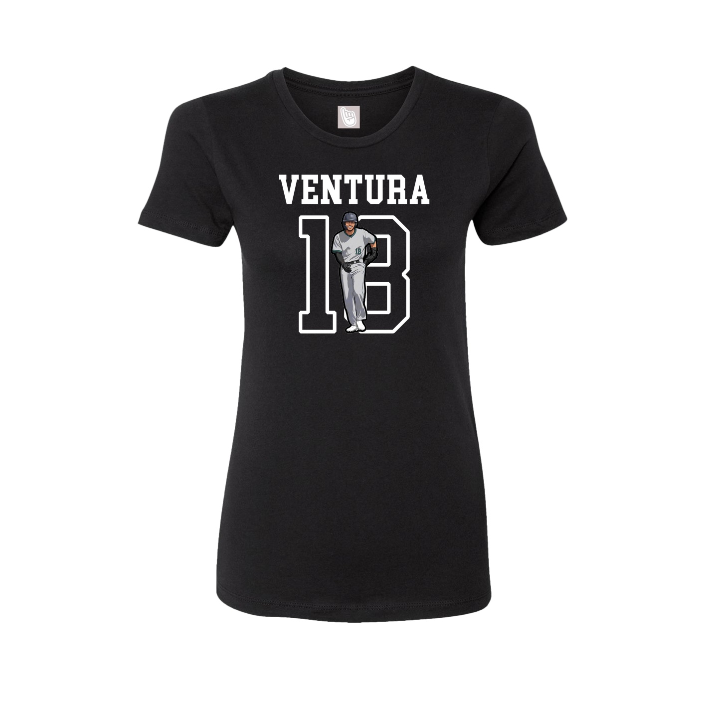 Fitted Women's Tee — Shirsey in Black