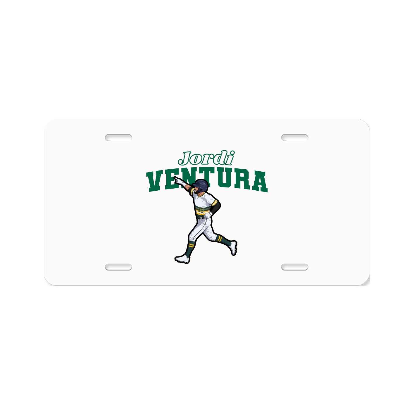 License Plate — Name Arch in Classic