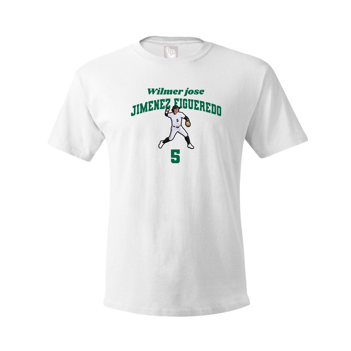 Youth Tee — Signature Arch in White