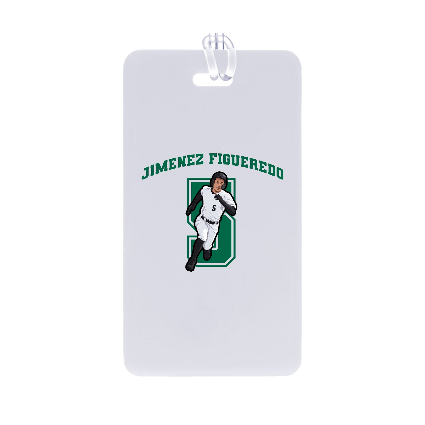 Bag Tag — Number in Classic
