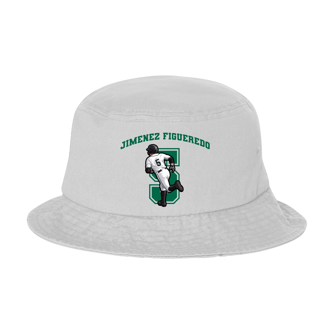 Bucket Cap — Number in White