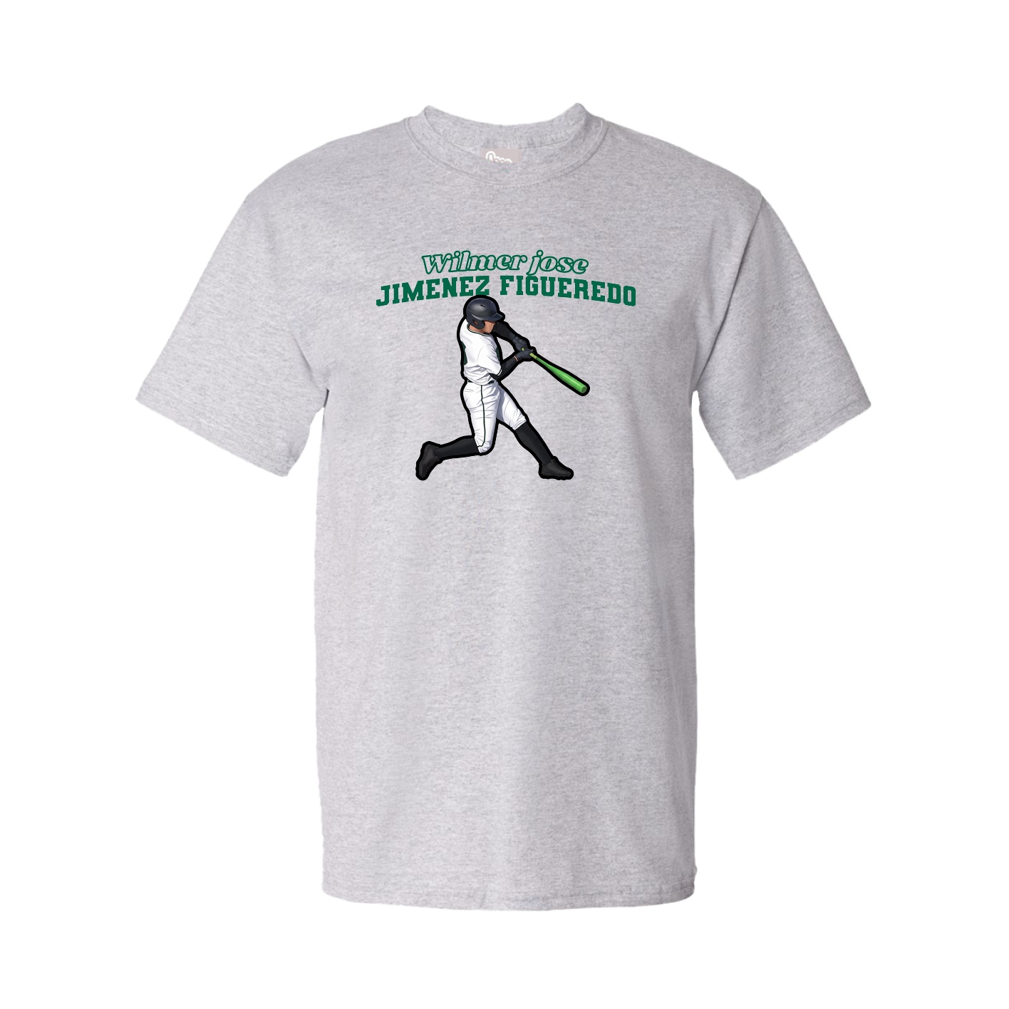 Tee — Name Arch in Grey