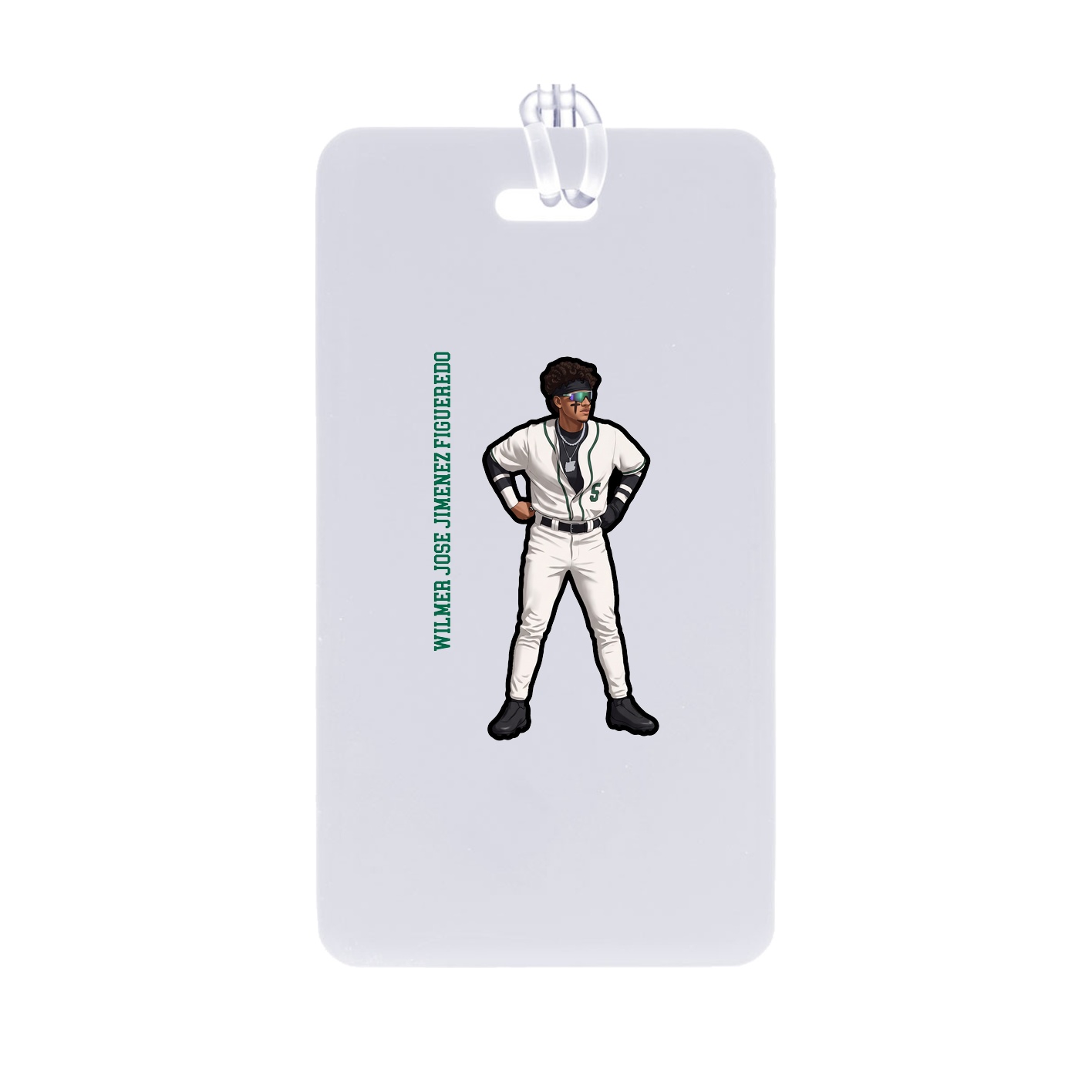 Bag Tag — Name Vertical in Classic
