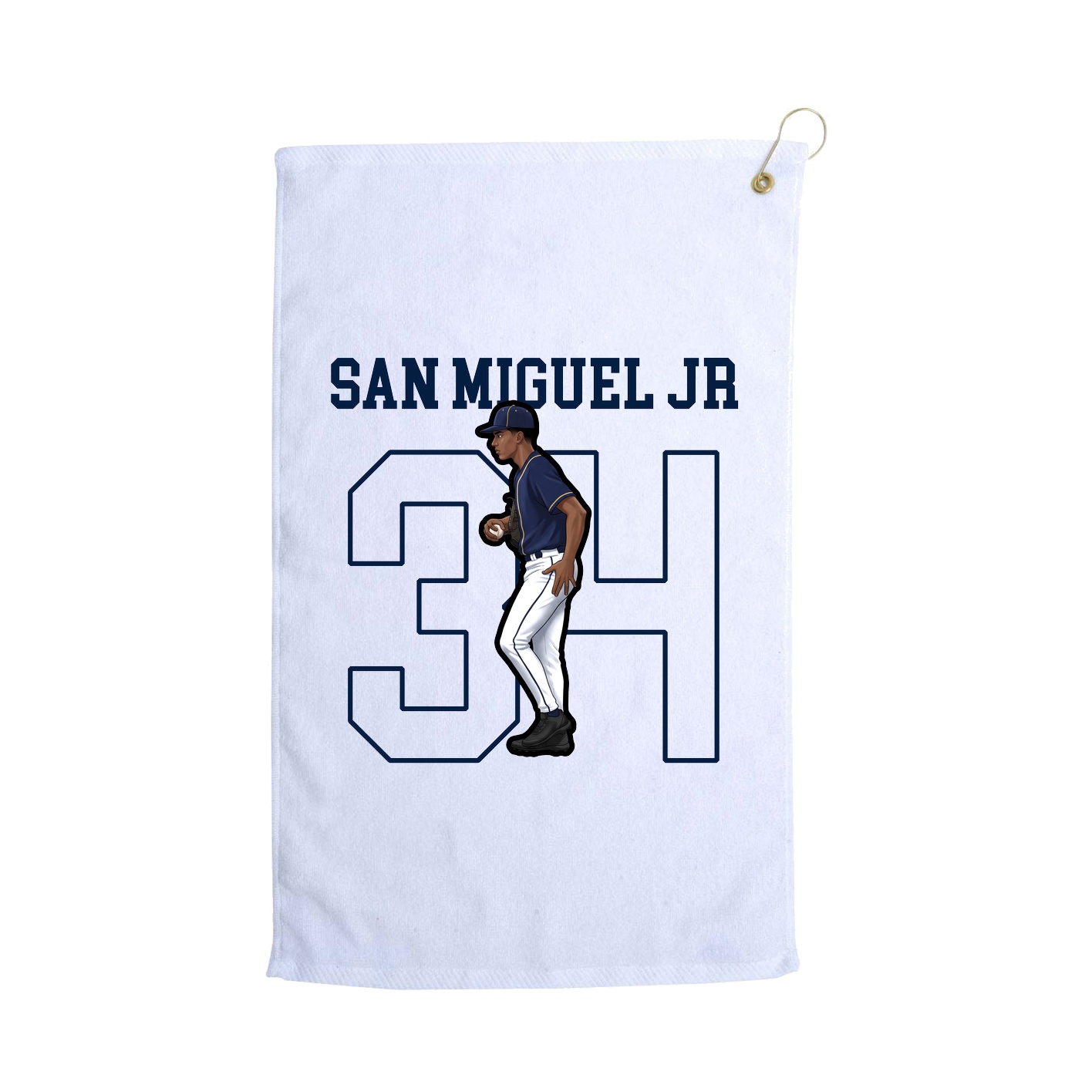 Golf Towel — Shirsey in White
