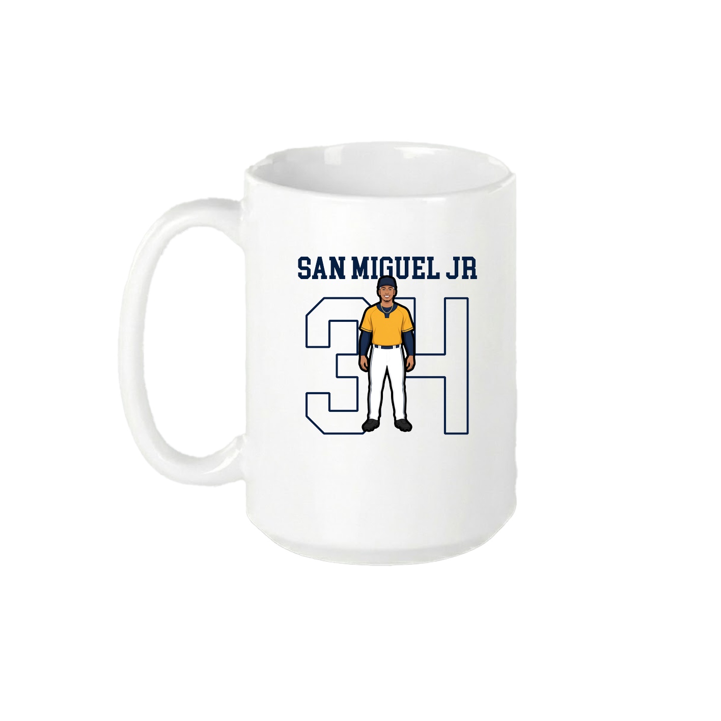 15oz Coffee Mug — Shirsey in White