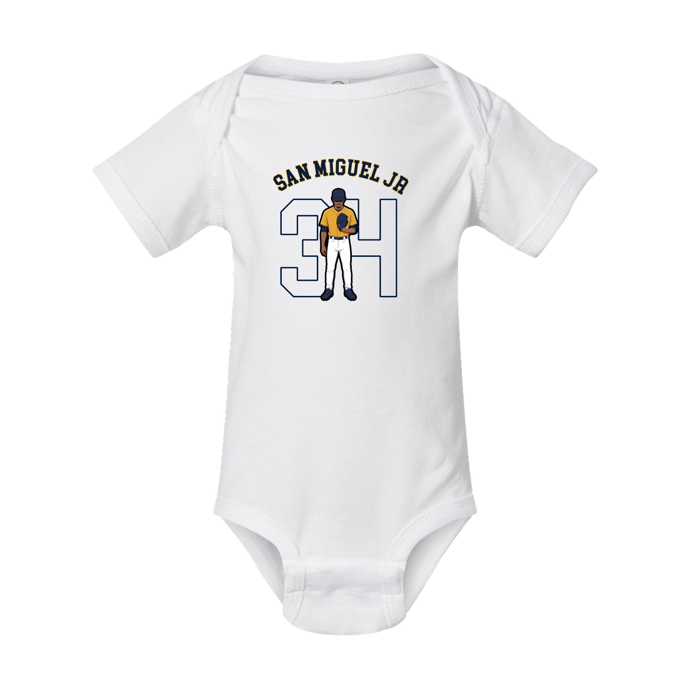 Baby Onesie — Shirsey Arch in White