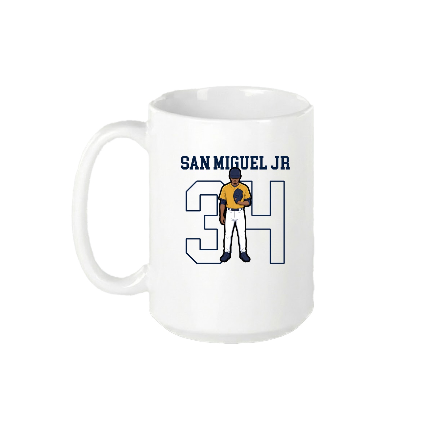 15oz Coffee Mug — Shirsey in White