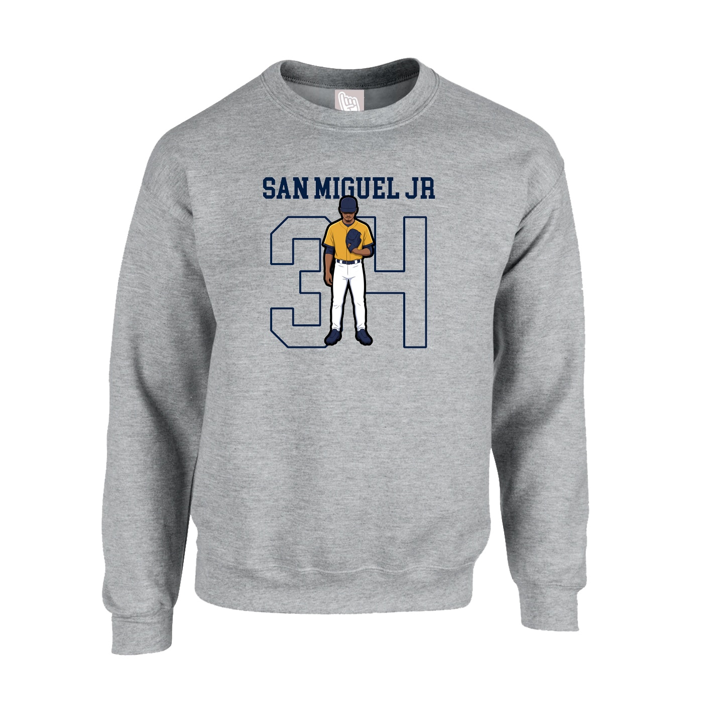 Fleece Crew — Shirsey in Grey